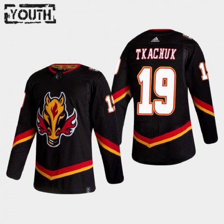Kinder Eishockey Calgary Flames Trikot Matthew Tkachuk 19 2020-21 Reverse Retro Authentic